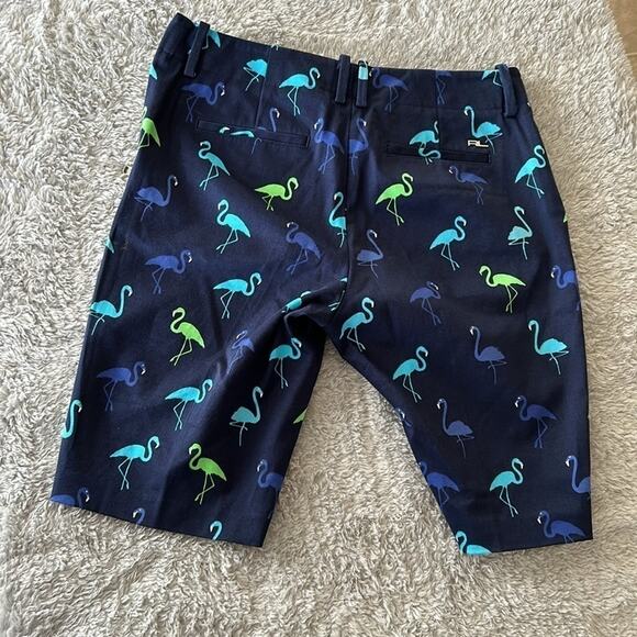Polo Ralph Lauren Flamingo All Over Print Golf Shorts - Picture 6 of 12